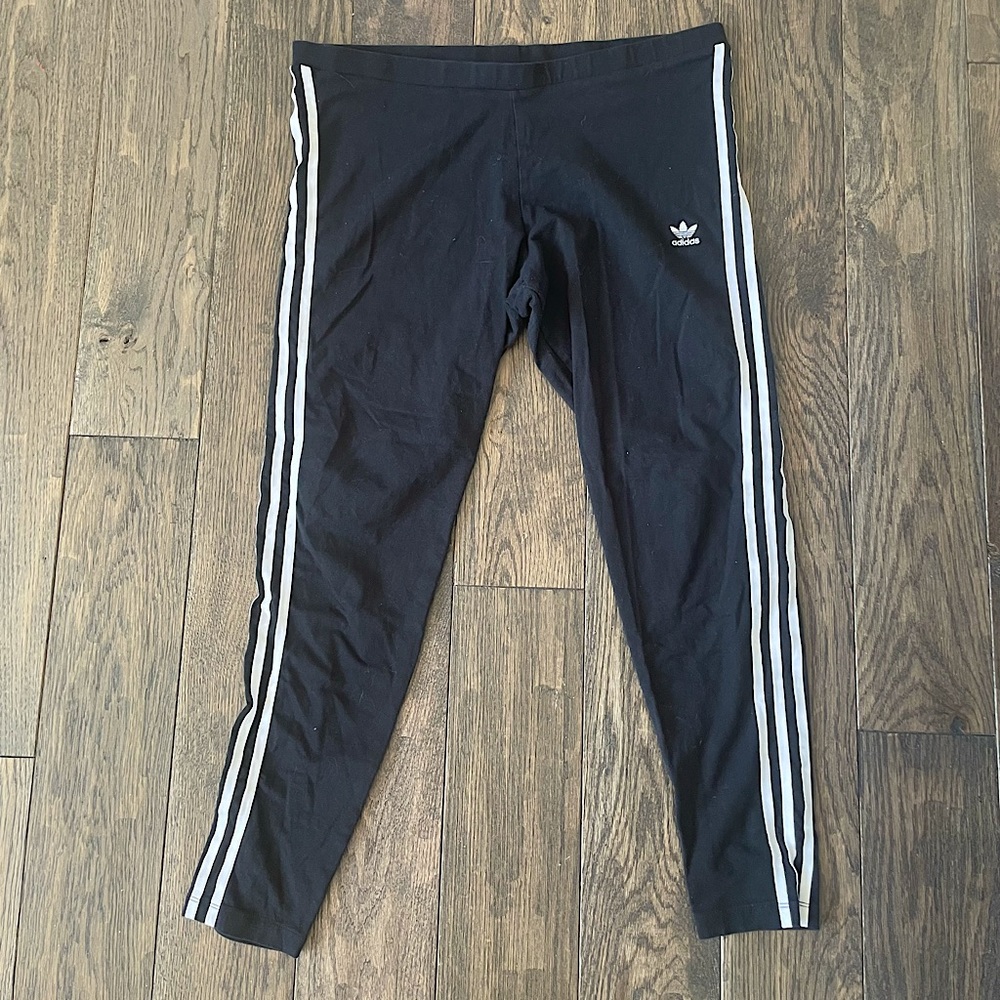 Women's Adidas Striped Leggings